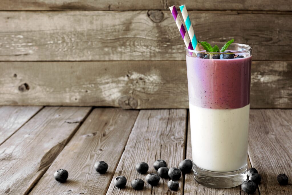 Rezept Kokos-Heidel-Beere-Cocktail Moltein