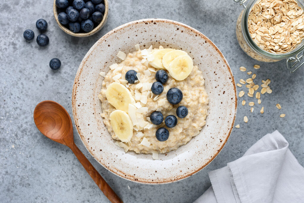 Rezept Heidelbeer-Bananen Müesli Moltein-PLUS