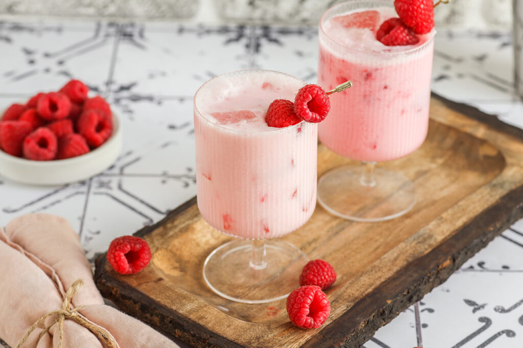 Rezept Vanilleglace-Frappé mit Himbeeren Moltein-PLUS